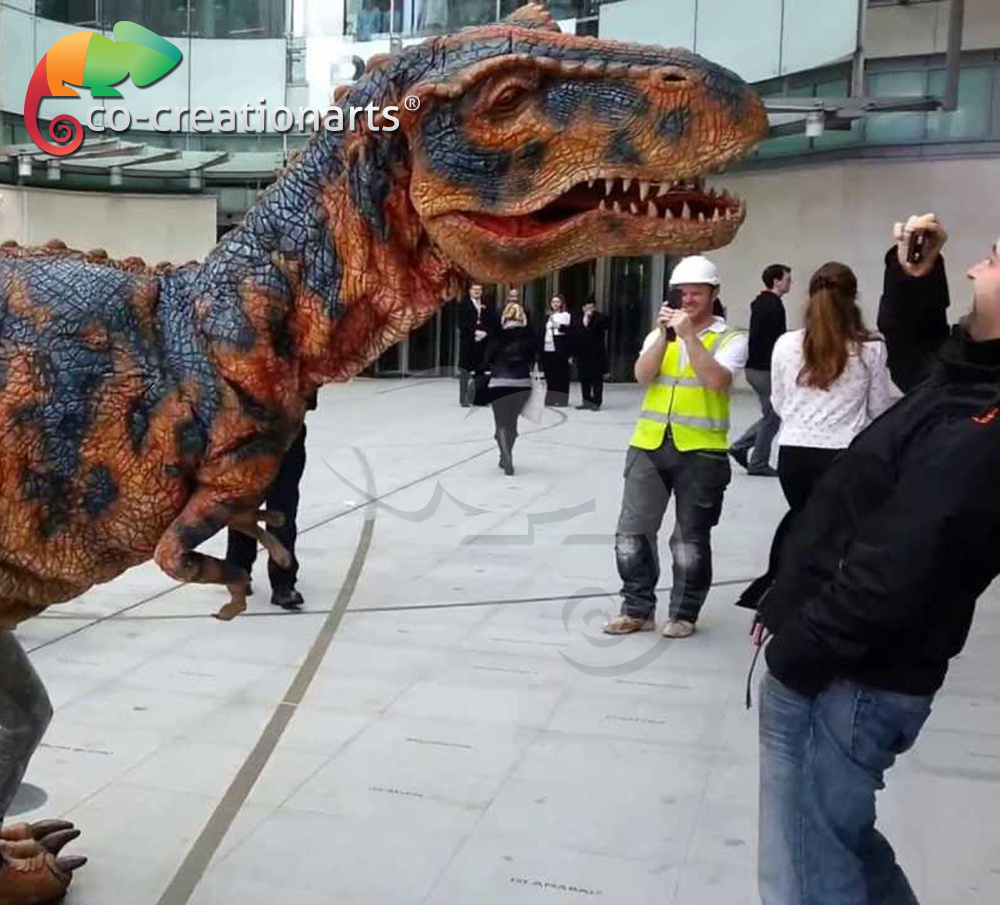 High simulation dinosaur mascot costume