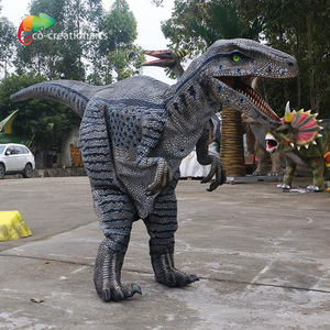 Fiberglass animatronic dinosaur for sale adult realistic dinosaur costume for sale