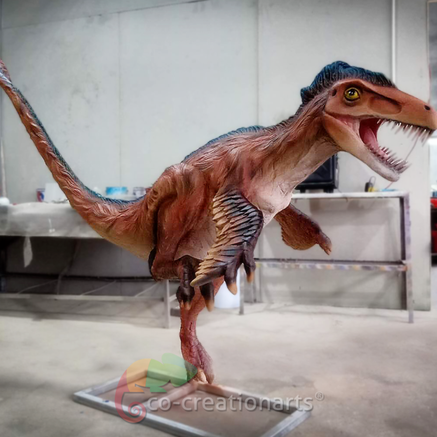 China supply for fiberglass Trex statue real size dinosaur sculpture resin dinosaur model for sale