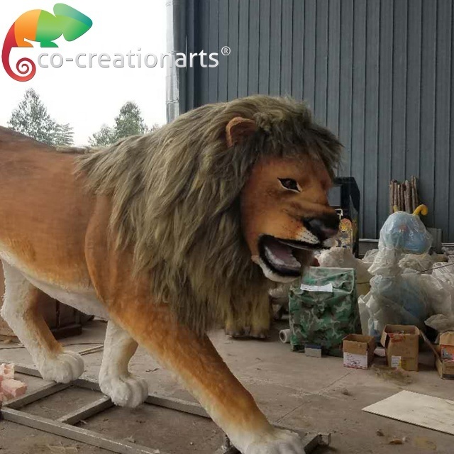 Playground equipment festival decoration lion fiberglass model