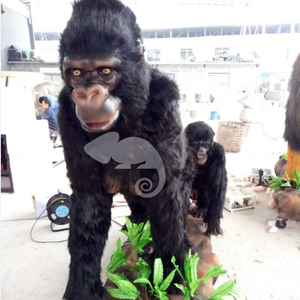 customized Life size/giant animated wild animal gorilla monkey models for sale