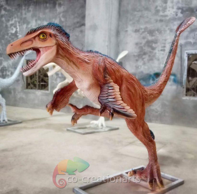 China supply for fiberglass Trex statue real size dinosaur sculpture resin dinosaur model for sale