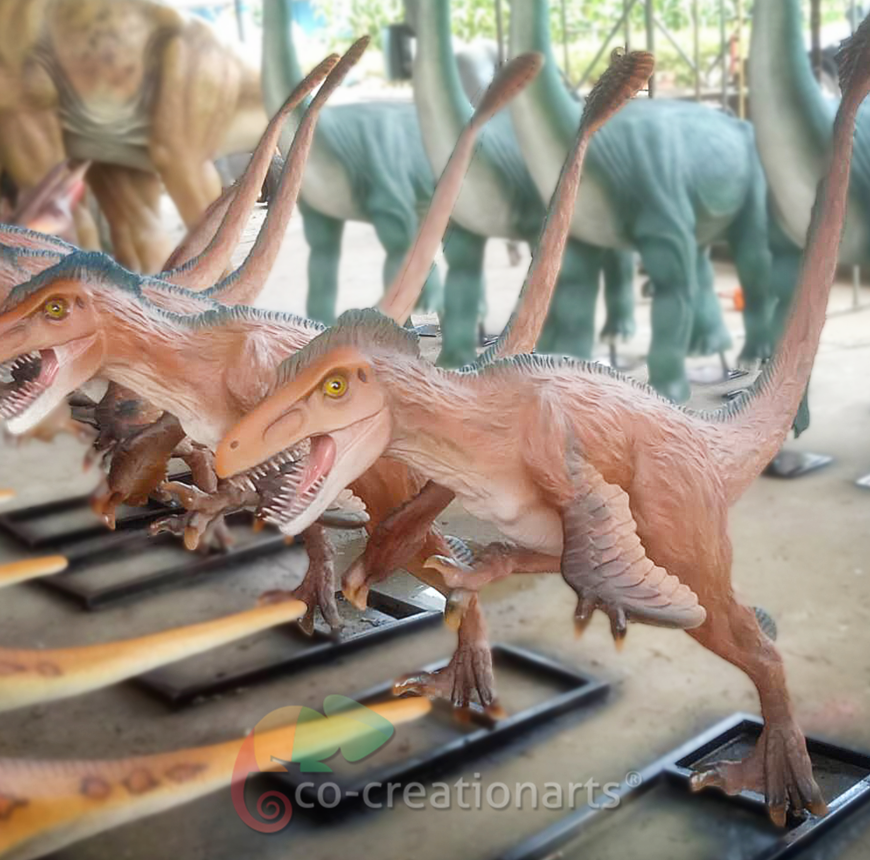 China supply for fiberglass Trex statue real size dinosaur sculpture resin dinosaur model for sale