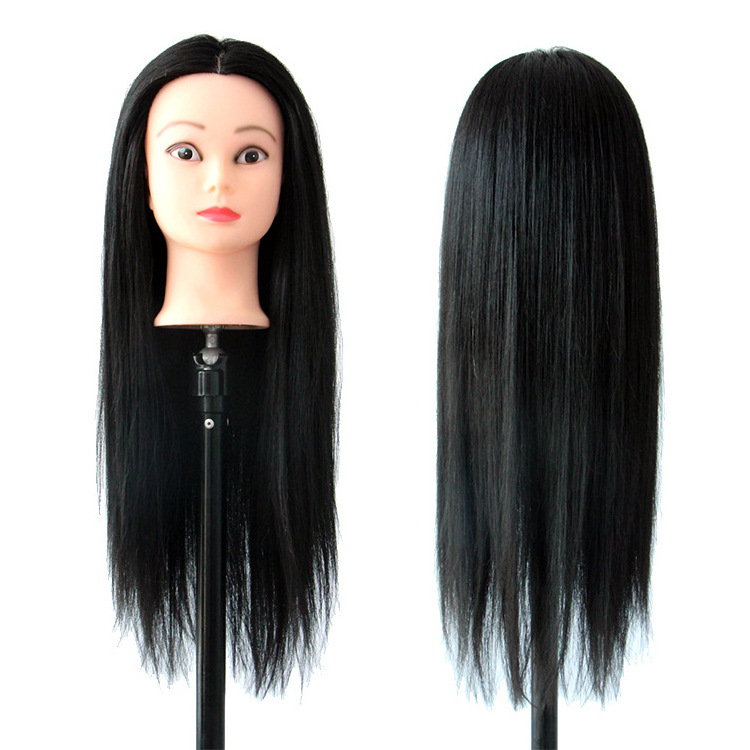 Cheap Synthetic Hair Doll Head Hairdressing Training Model Mannequin Hairdressing Training Heads