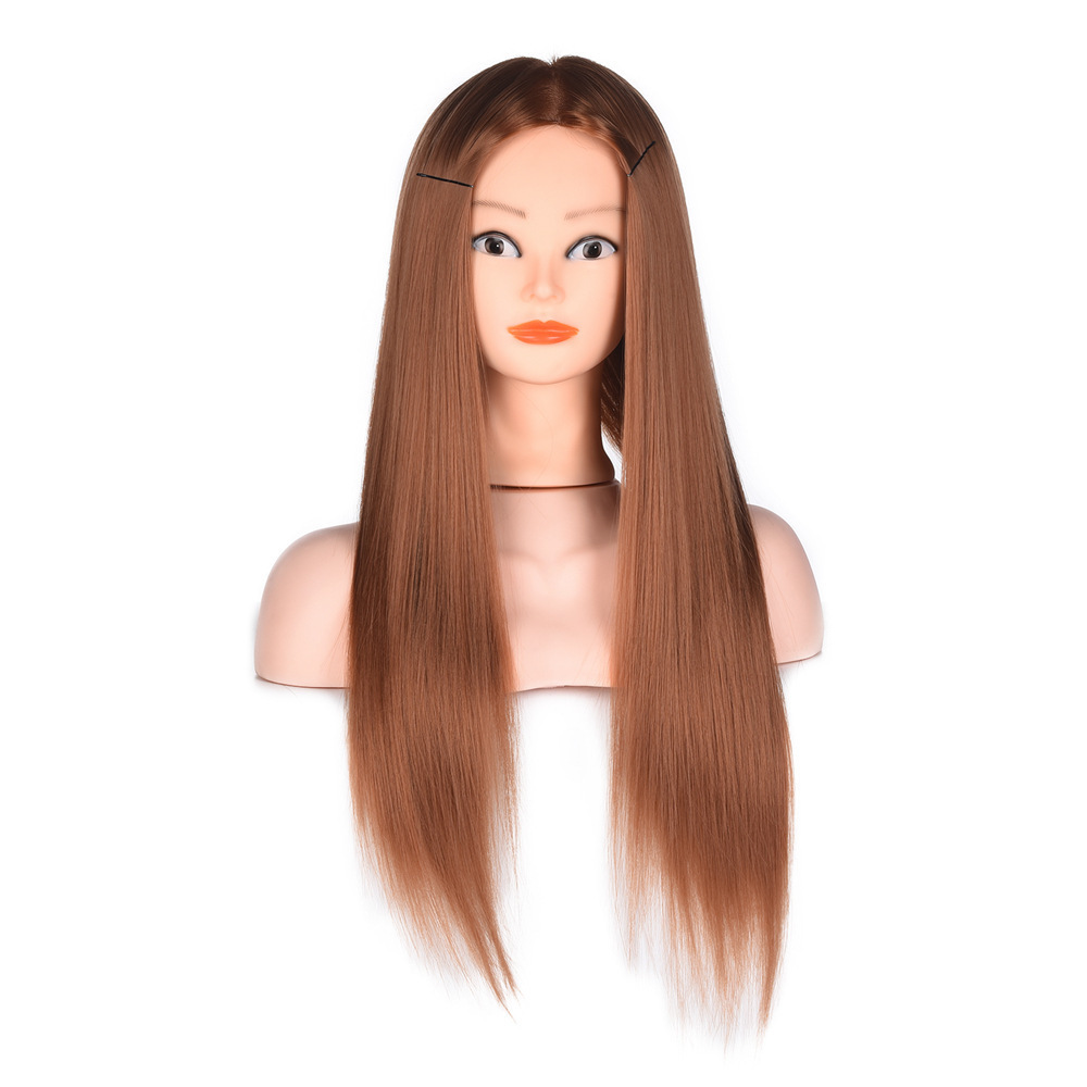 Lcwig 4# Hairdresser Makeup Teaching Head Practise Head Hair Dummy Training Mannequin Doll Head