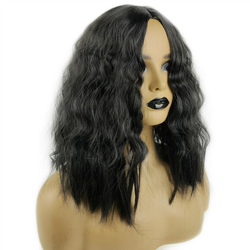 Chinese Suppliers for Human Hair and Synthetic Wigs Afro Kinky Curly Yaki Short Wig for Black Women