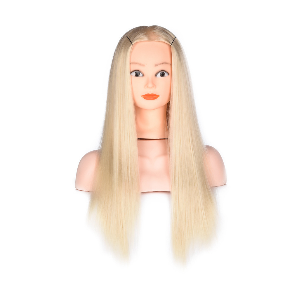 Lcwig 4# Hairdresser Makeup Teaching Head Practise Head Hair Dummy Training Mannequin Doll Head