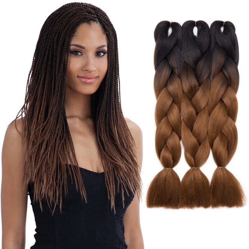 Synthetic Braiding Hair Extensions Manufacturer Wholesale High Temperature Fiber Jumbo Braid Expression Braiding Hair in Factory