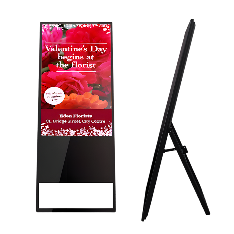 portable digital poster lcd signage android kiosk smart advertising players digital signage and displays