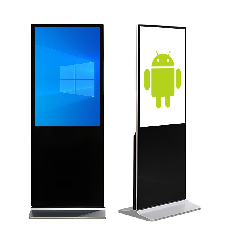 Best Selling Smart Kiosk Vertical LCD Advertising Display Digital Signage Totem Floor Standing Touch Screen