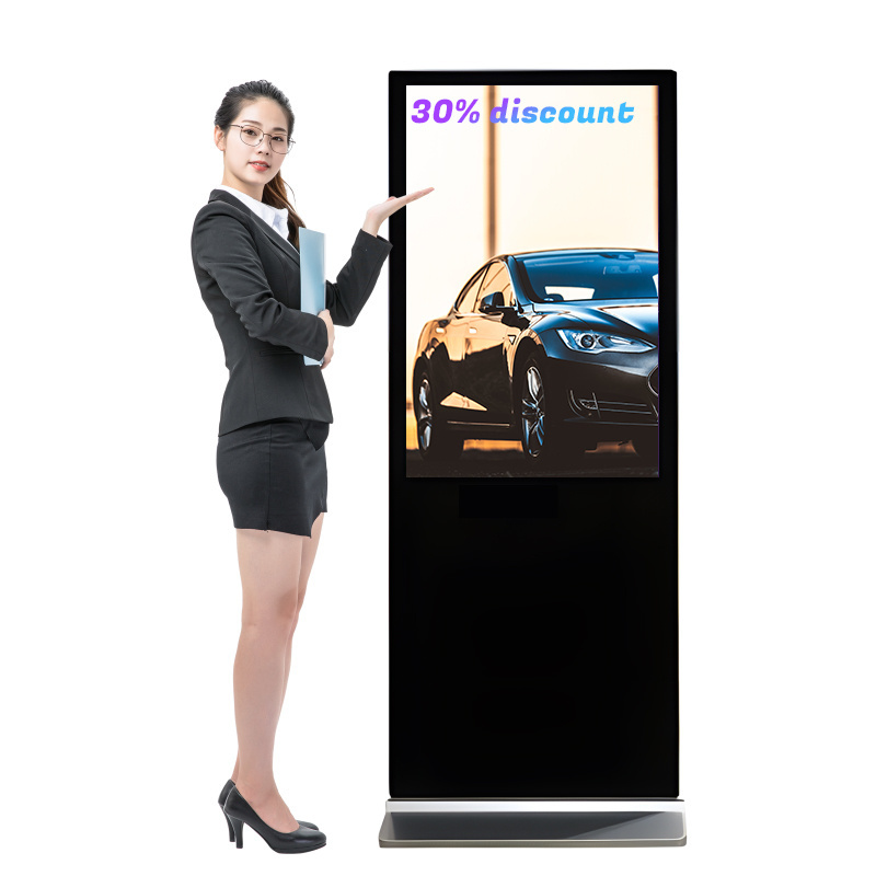 Full HD LCD Advertising Kiosk Digital Signage Advertising Display Vertical Advertising Display