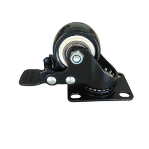 1.5 inch Caster Wheel furniture wheel 40mm Shopping Cart Rotary Wheel Swivel Brake Caster