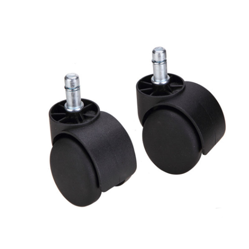 2 inch PP small plastic caster wheels and 50mm office chair caster wheel