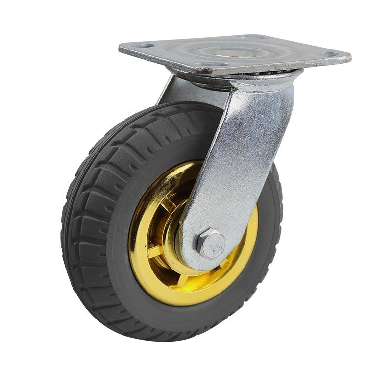 High Quality 4 5 6 8 Inch Swivel Industrial Trolley rubber Caster Wheels