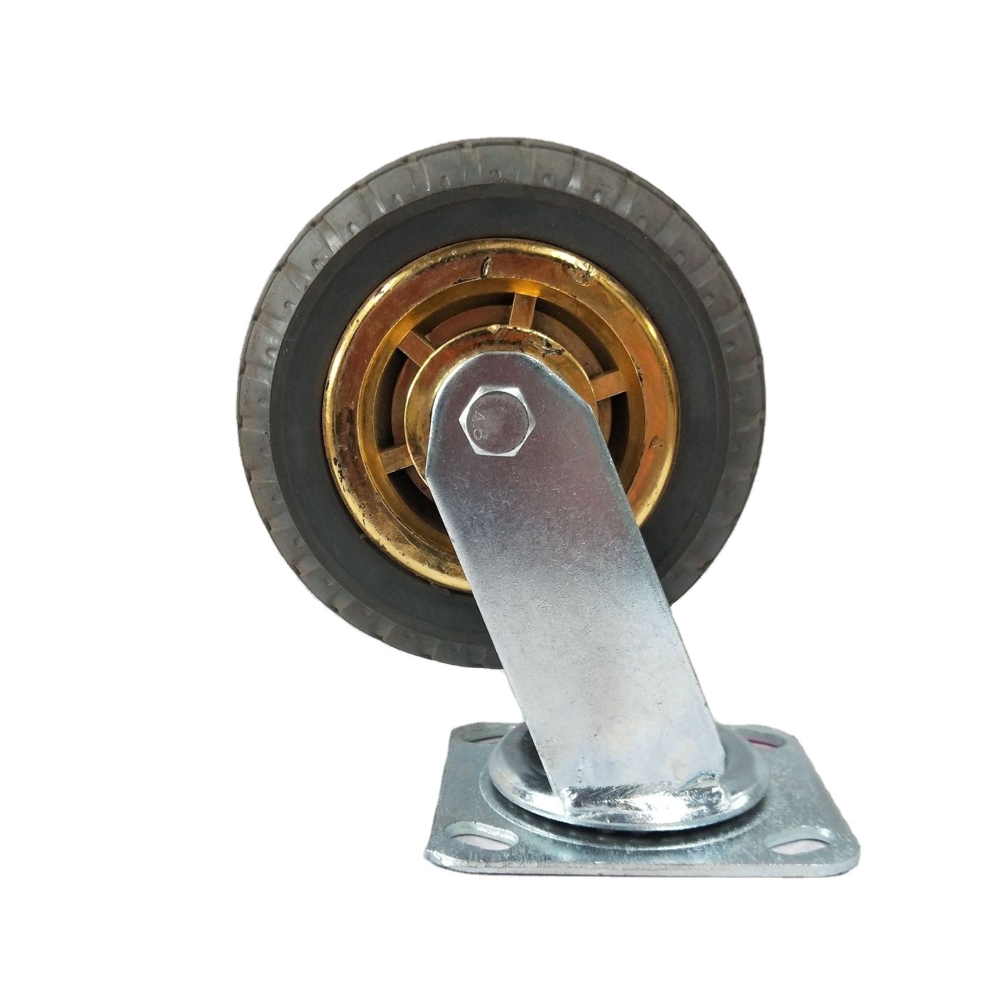 High Quality 4 5 6 8 Inch Swivel Industrial Trolley rubber Caster Wheels