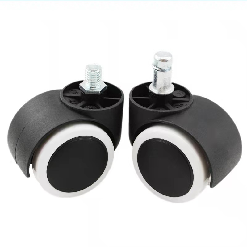 High Quality Home Furniture Round Rubber Carpet Caster Wheel Office Carpet Castor