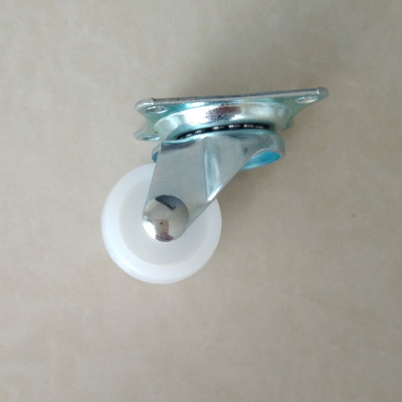 Wholesale small  universal wheel 1 inch nylon wheel roller and 25mm small furniture pp caster wheel