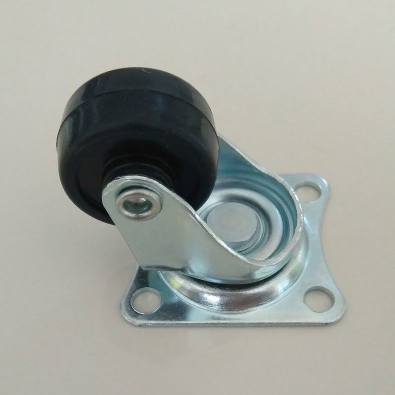 Wholesale small  universal wheel 1 inch nylon wheel roller and 25mm small furniture pp caster wheel