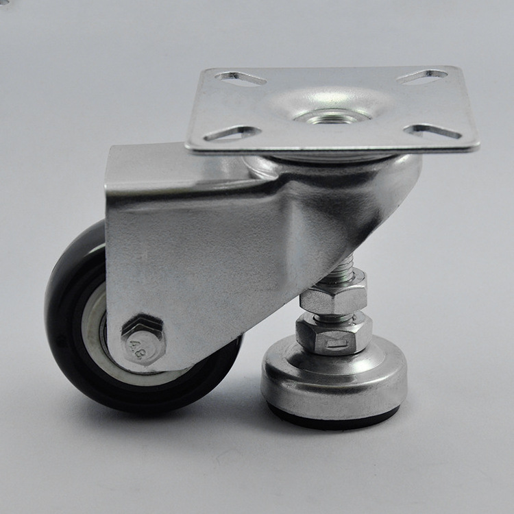 Factory produces antique  height adjustable caster and scaffold caster wheel with brake.