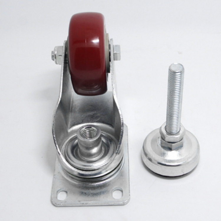 Factory produces antique  height adjustable caster and scaffold caster wheel with brake.