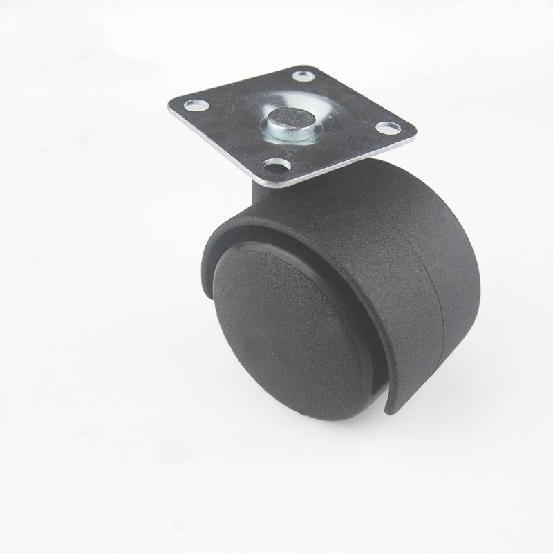 2 inch PP small plastic caster wheels and 50mm office chair caster wheel