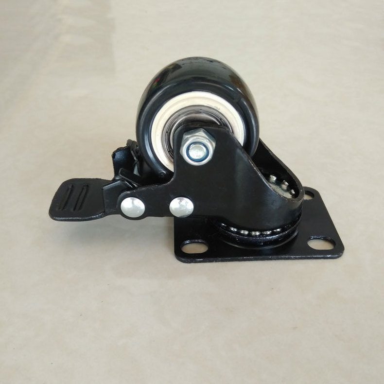 Office Furniture Swivel Caster  with brake Chair Wheels Hardware Accessories caster