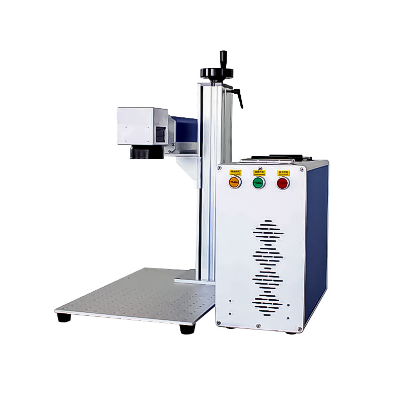 Galvo Scanner 30W 50w Laser fiber Laser Marking Machine with Rotary