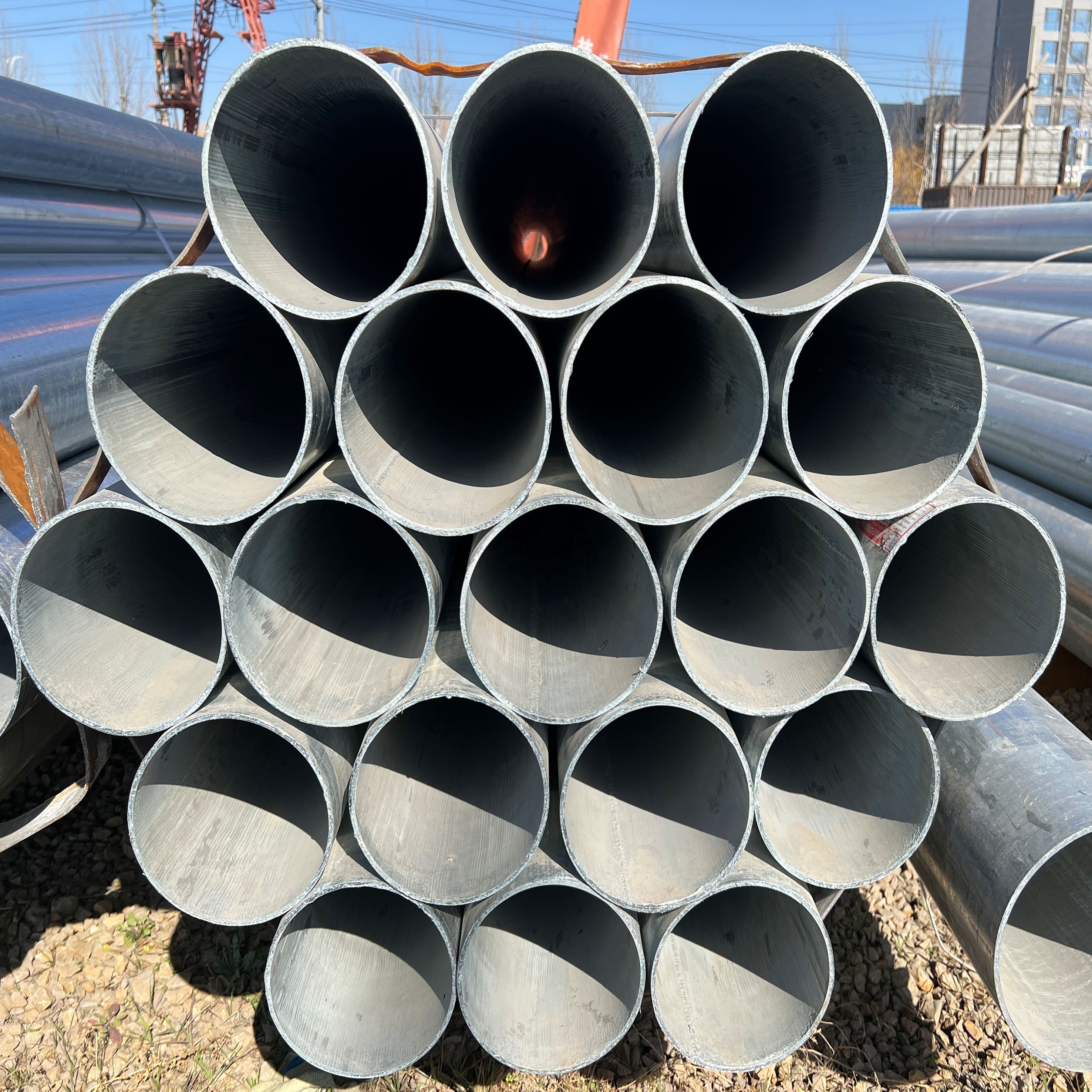 Q235 Hot Sales 12 galvanized culvert pipe cold rolled galvanized seamless steel pipe