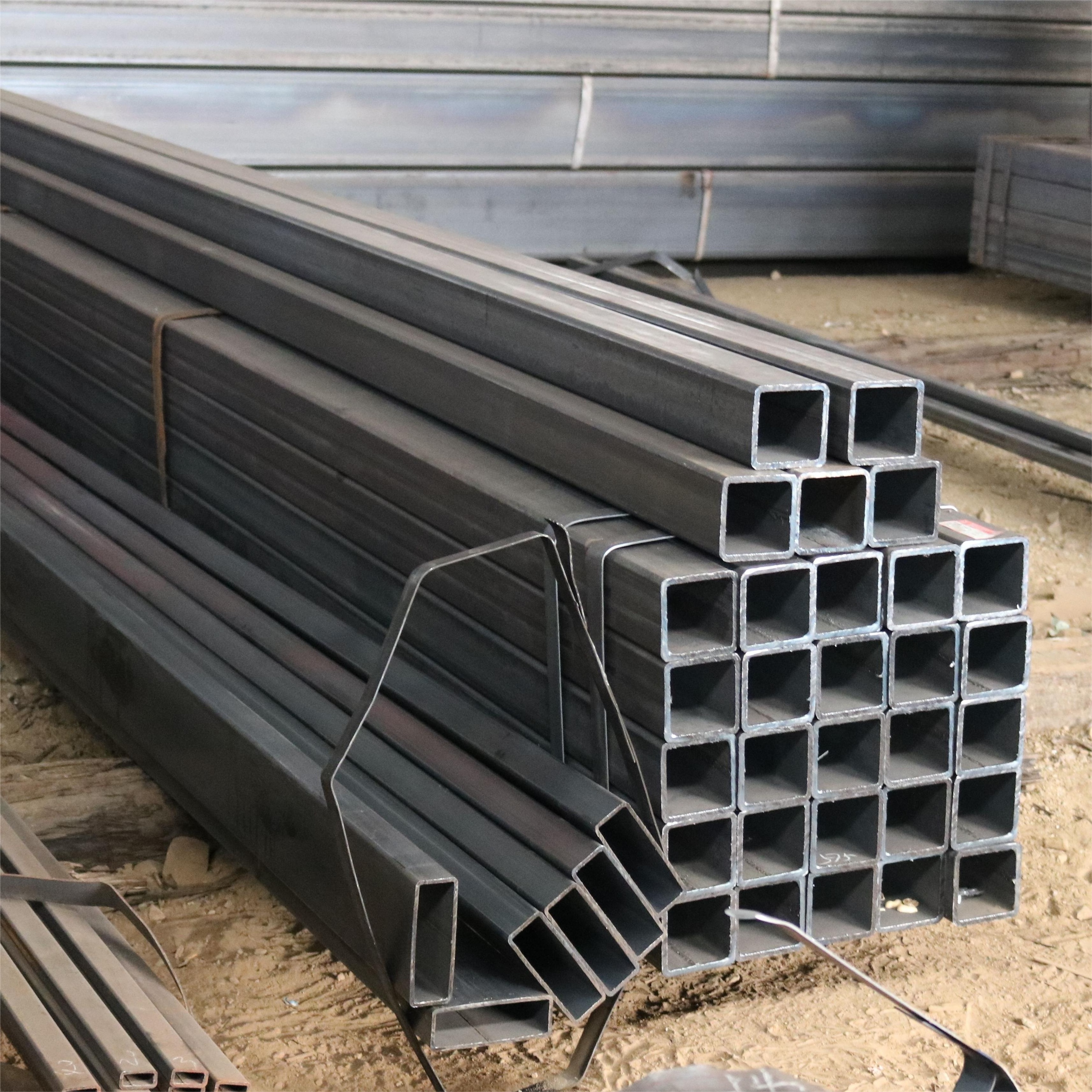 ASTM A500 Stk400 A36 S235jr Shs Rhs Structural Steel  Square  Steel Pipe Carbon Steel Pipe