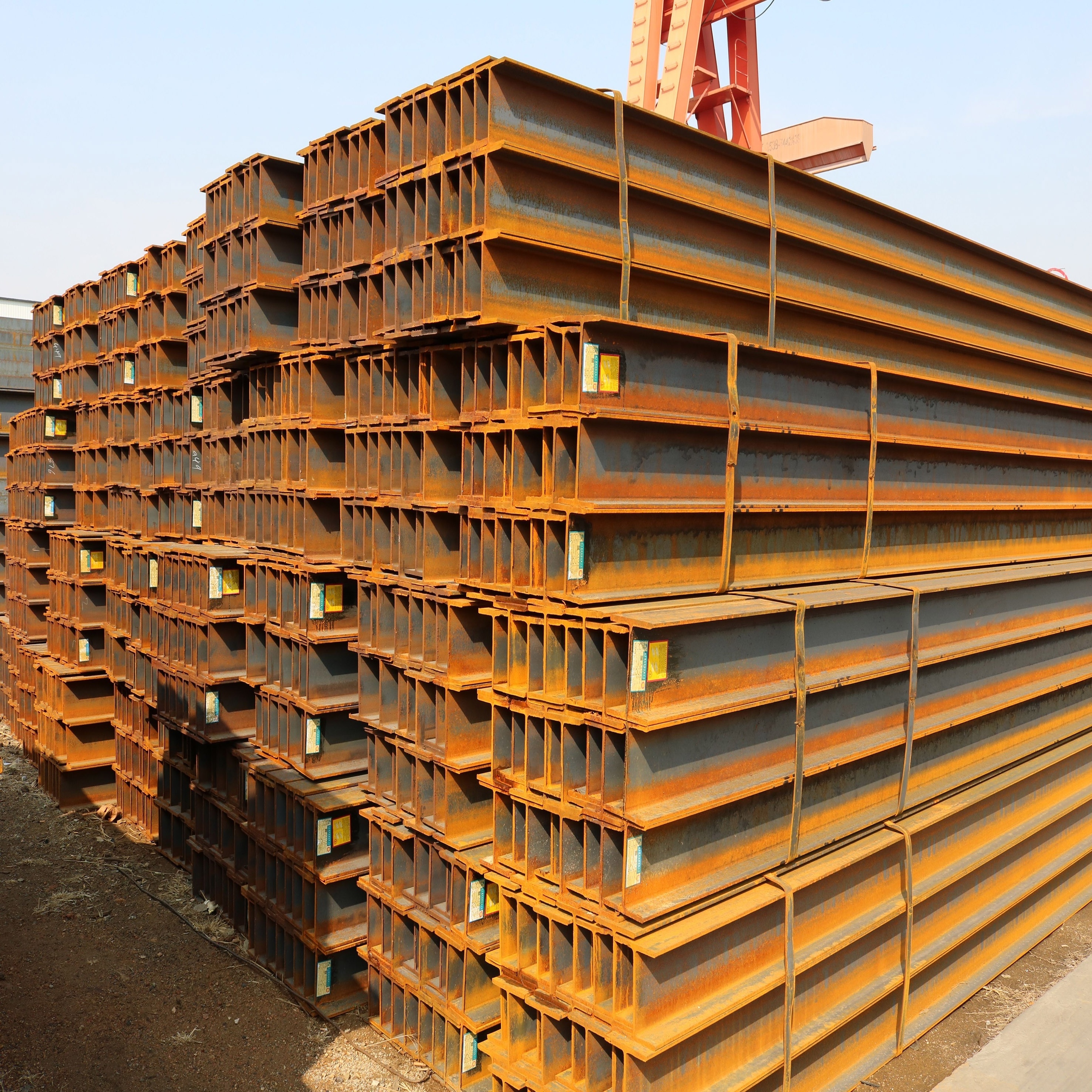 steel h beam size / hot dip galvanized h section ste  price of structural steel h beams for sale