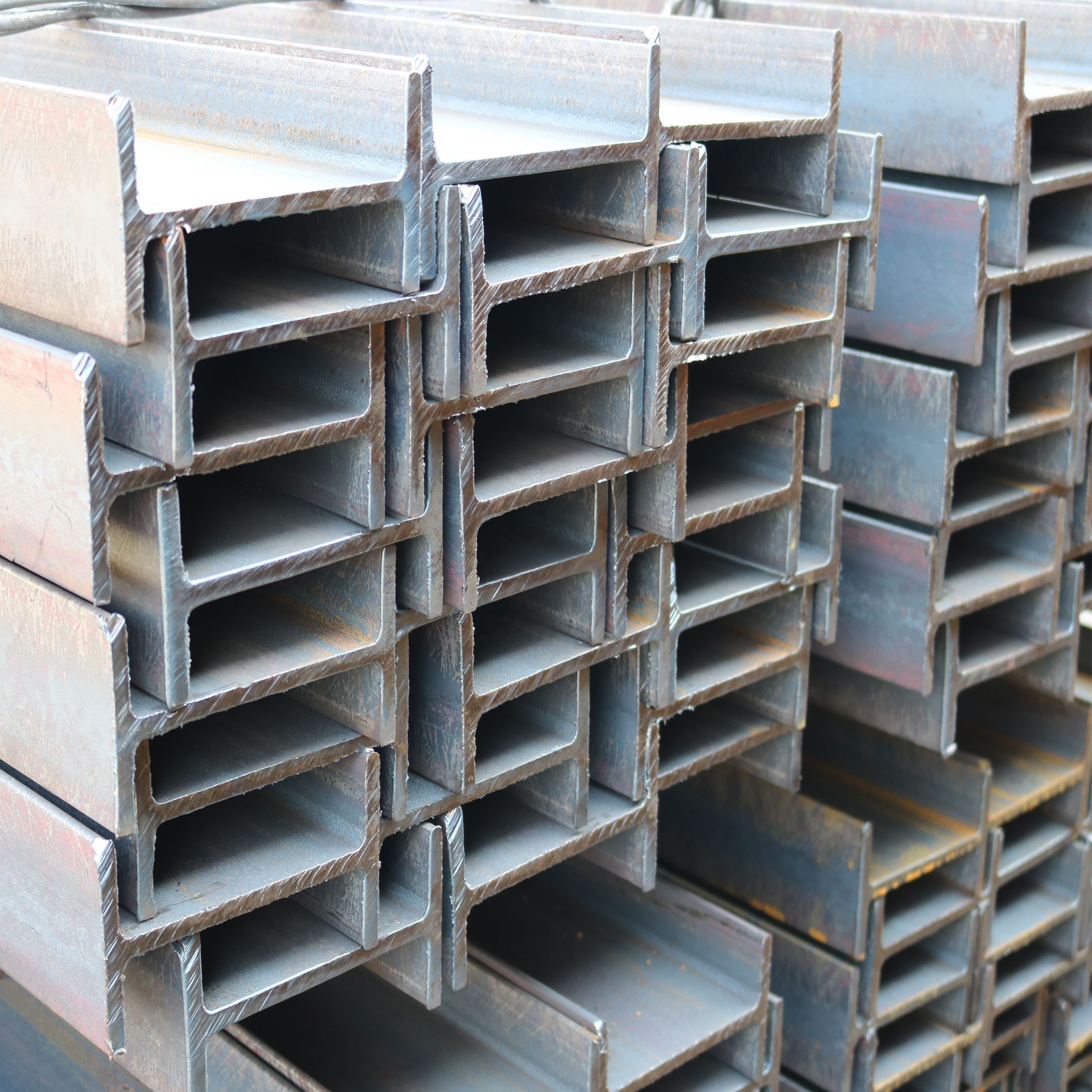 High quality iron steel h beams astm ss400 h i iron beam galvanized steel h beam