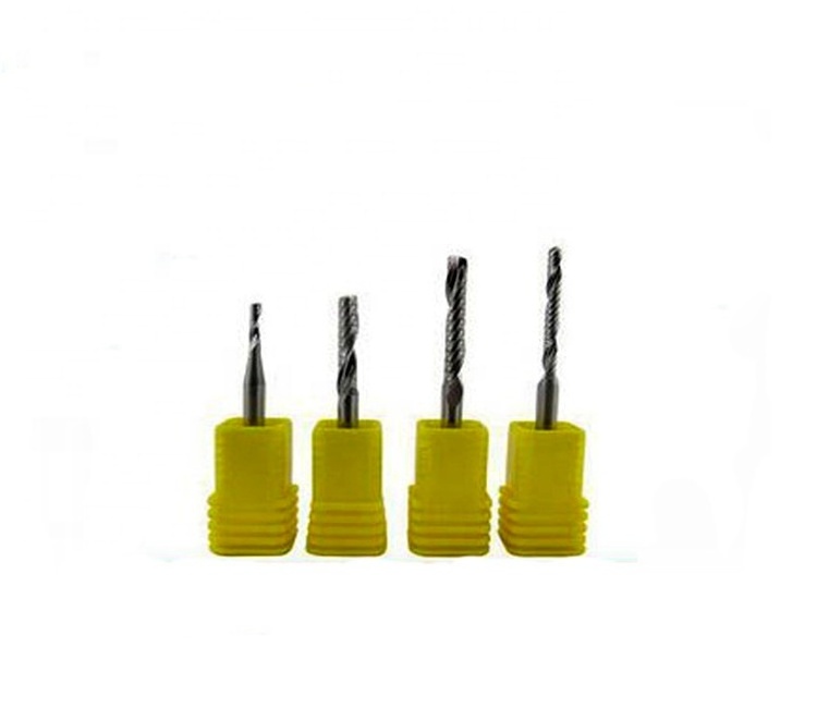 6mm diameter bit cnc router drilling bit for cutting wood acrylic aluminum single blade