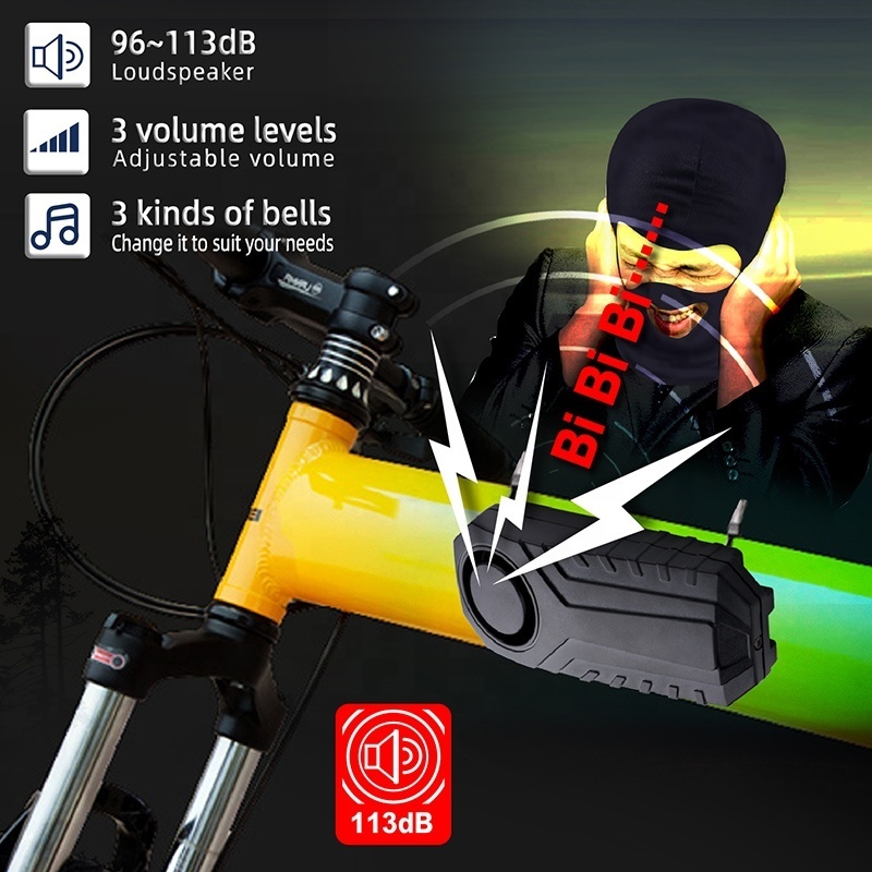 Weather Proof Loud Sound Universal Electric Remote Motorcycle Alarm System Bicycle Bike Security Alarm