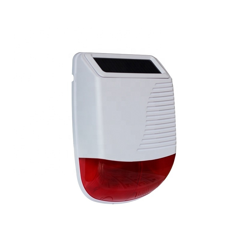 Factory Directly Sell Wireless Siren Home Alarm Outdoor Solar Siren For Anti-theft Security Alarm System with Tuya APP