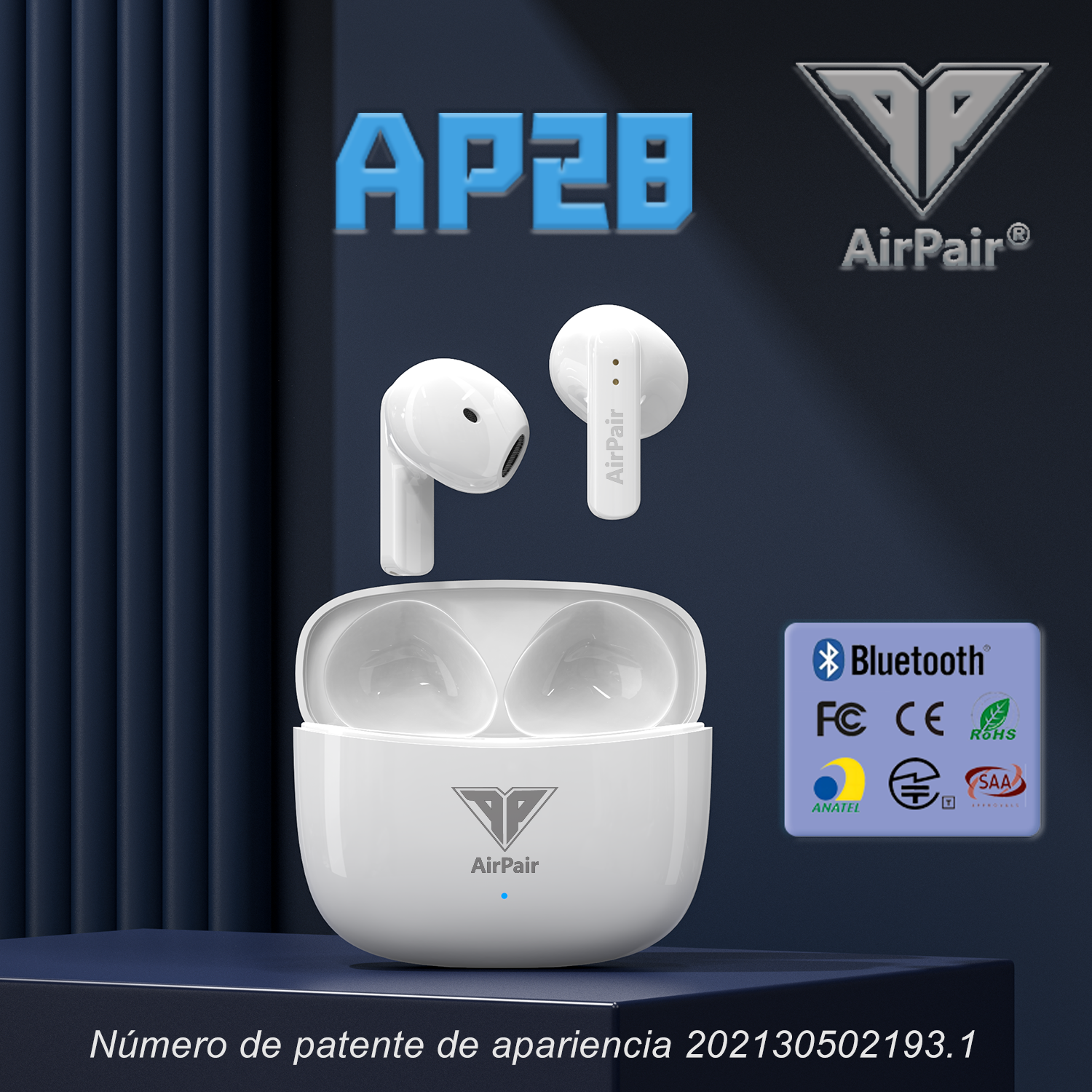 Deportivos Auriculares Inalambricos Audifonos Bluetooth Airpair28