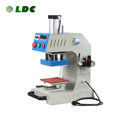 LDC Auto 15X15 40X60 Hoodies Heat Press Machine New Small Pneumatic Embossing Heat Press Machines For T-Shirt