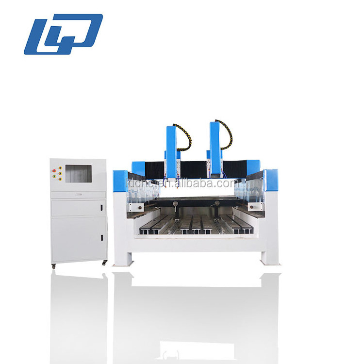 1300*2500 cnc 3d stone engraving machinemarble molding machine granite cut marble from LD company