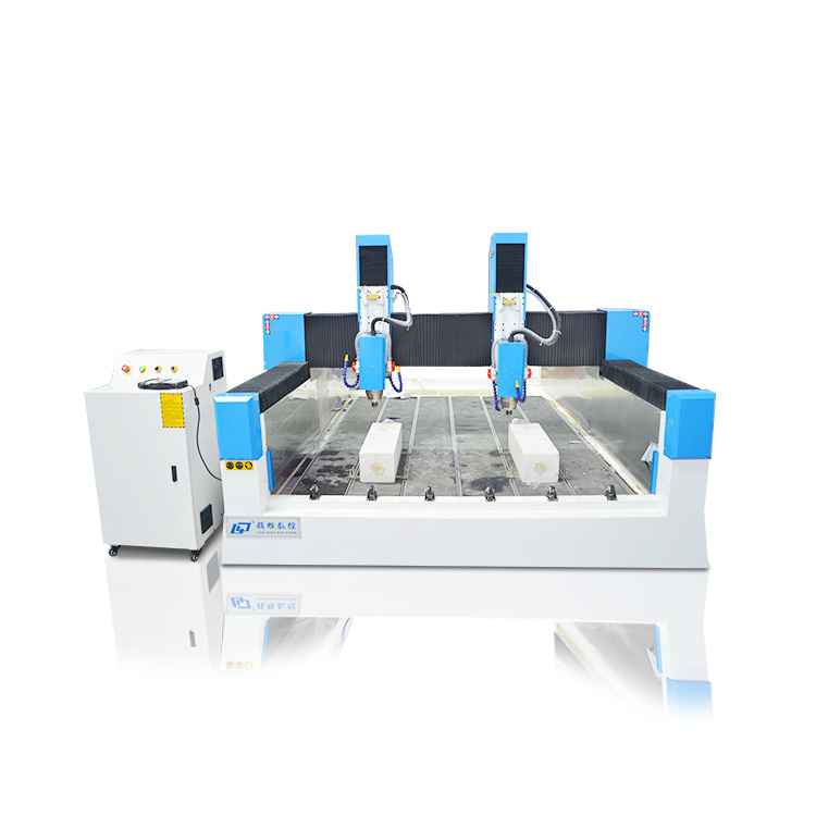 Multi head marble granite stone cnc router cutting headstone stone carving cnc router machine