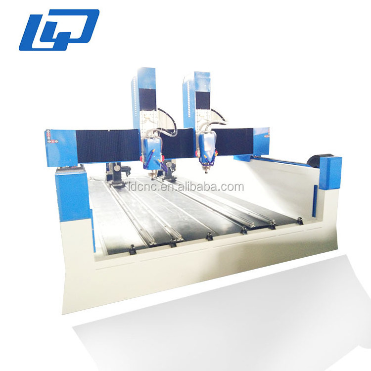 1300*2500 cnc 3d stone engraving machinemarble molding machine granite cut marble from LD company