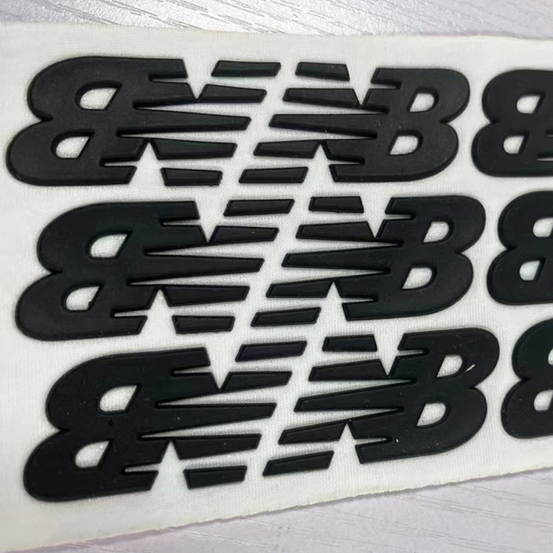 Jinjiang factory custom OEKO-tex silicone heat transfer label custom heat transfer silicone  logo heat transfer