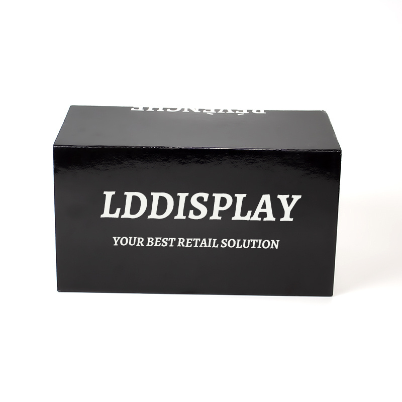 Custom logo carton manufacturer corrugated mailing box for packing delivery cardboard shipping black box packaging