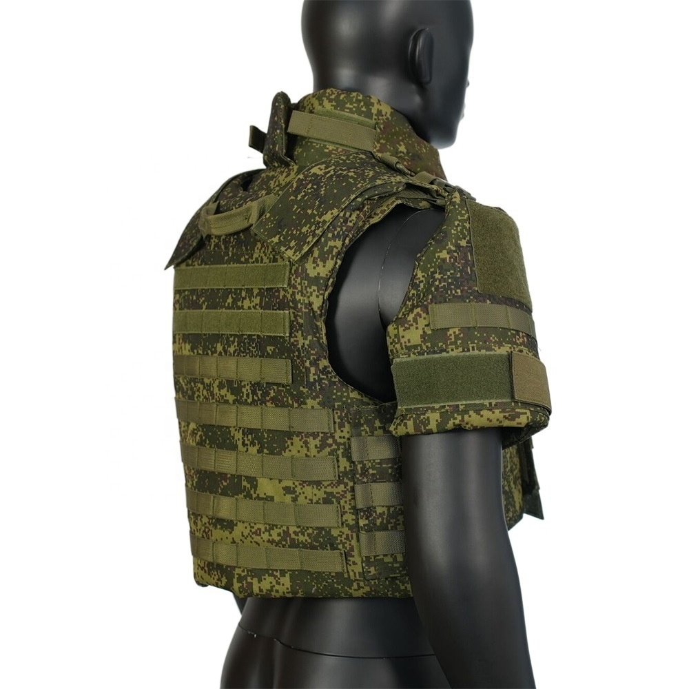 Russian Tactical Vest 3A PE Aramid fiber MOLLE   Camouflage Full Protective Tactical Vest