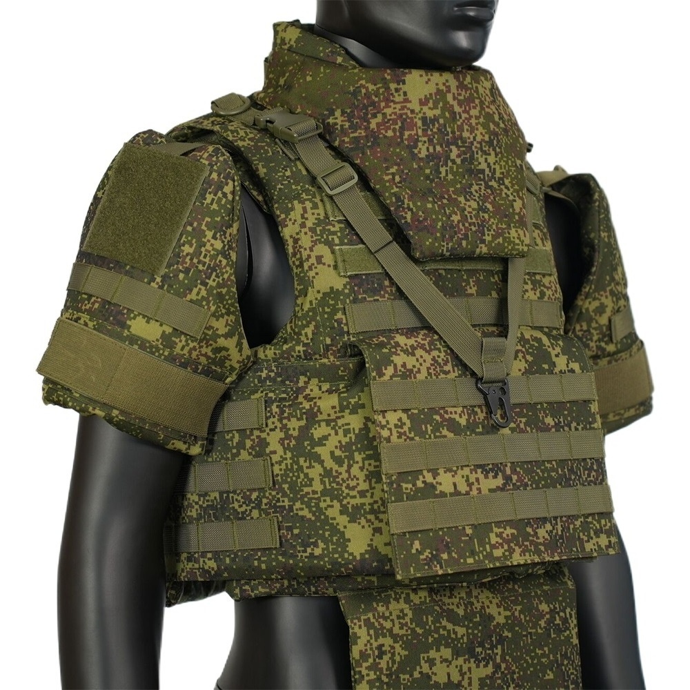 Russian Tactical Vest 3A PE Aramid fiber MOLLE   Camouflage Full Protective Tactical Vest