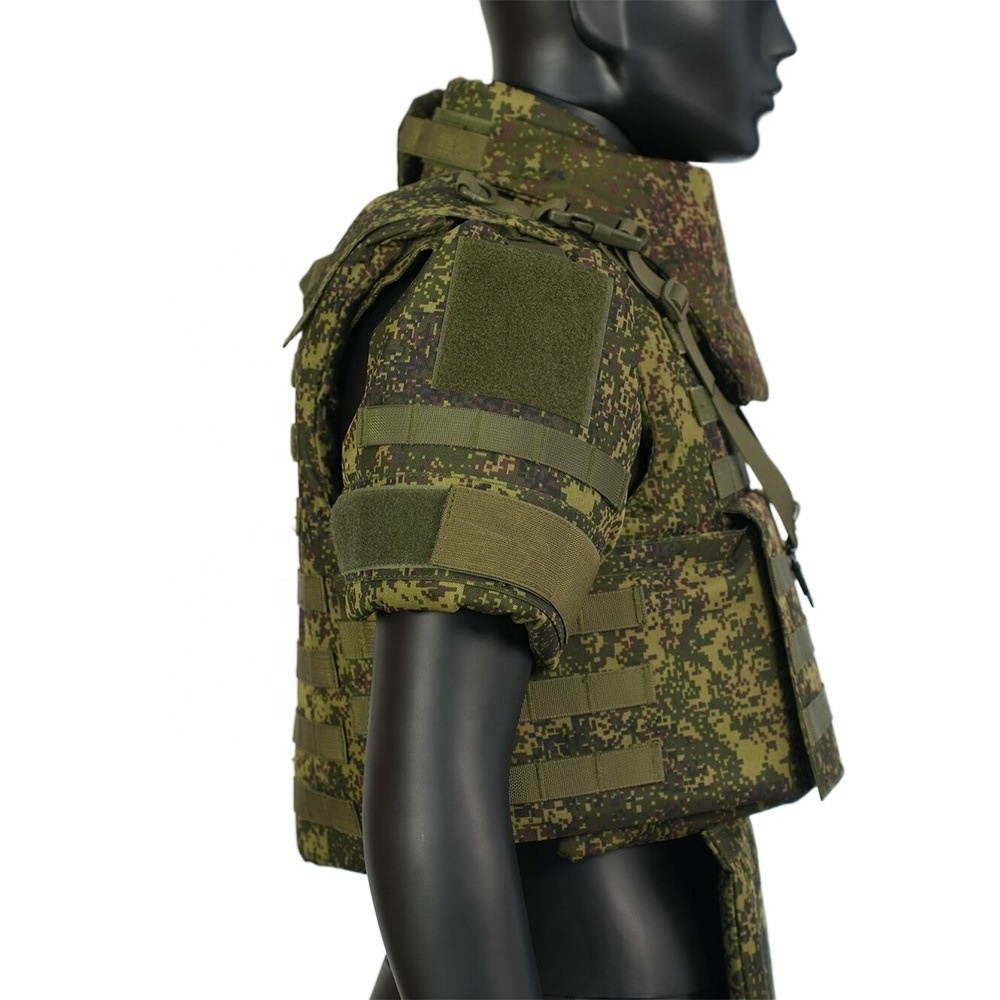 Russian Tactical Vest 3A PE Aramid fiber MOLLE   Camouflage Full Protective Tactical Vest