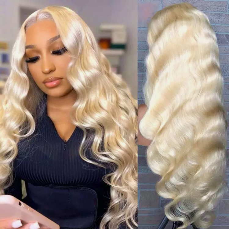 200% 30 Inch 613 hd Lace Frontal Wig Blonde Body Wave Lace Front Wig 13x4 13x6 Pre Plucked full lace Human Hair Wigs For Women