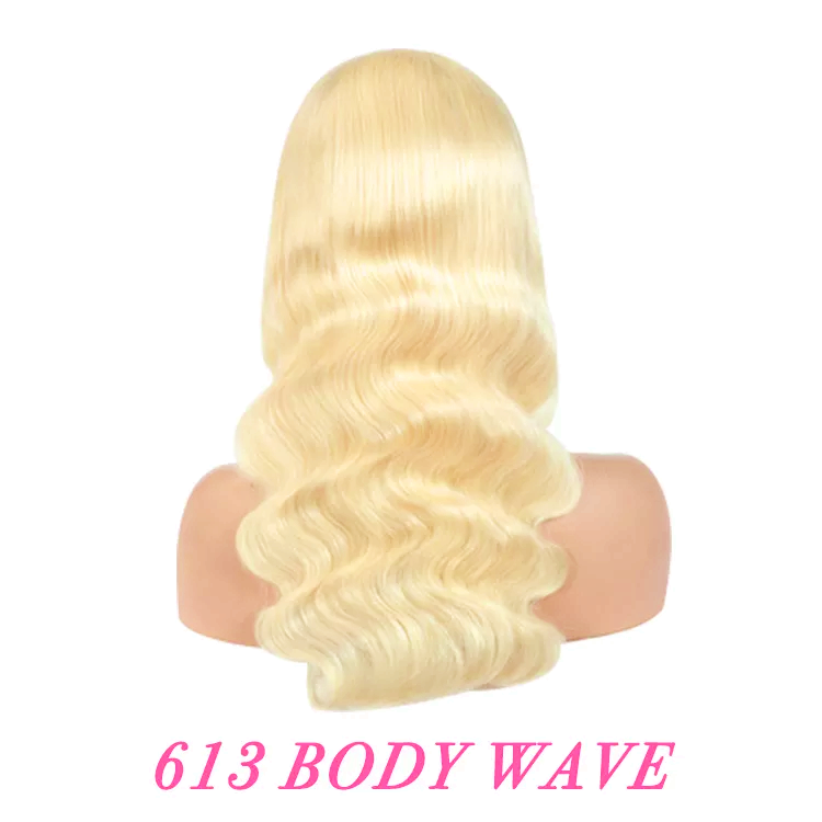 200% 30 Inch 613 hd Lace Frontal Wig Blonde Body Wave Lace Front Wig 13x4 13x6 Pre Plucked full lace Human Hair Wigs For Women