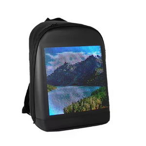 Led screen Backpack with led display, led billboard human walking backpack walking advertising screen Motorbike Riding Backpack