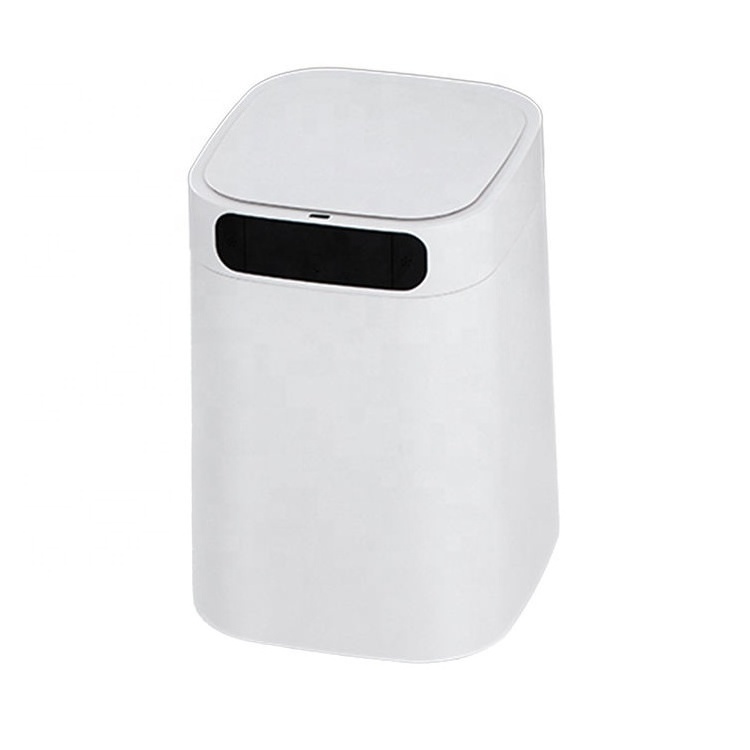 Automatic Self Package Seal Change Smart Trash Can Garbage Bin Induction Senor 17.5L Touchless Waste Bins