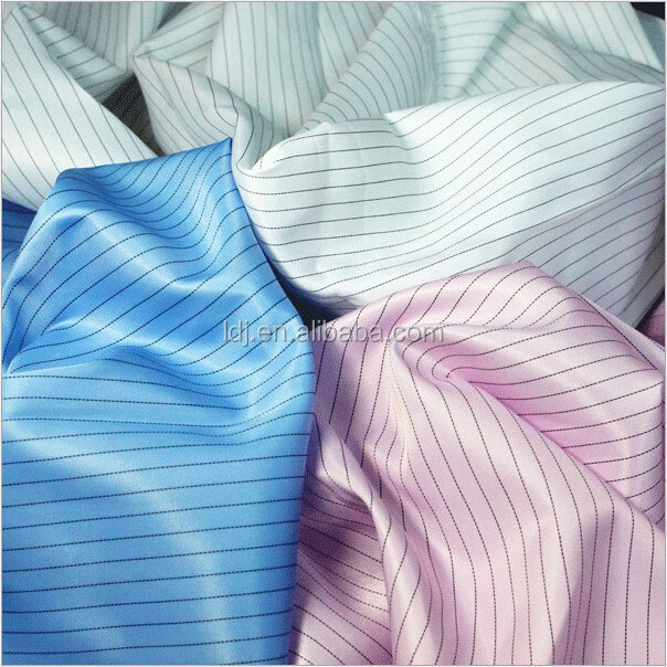 Factory direct sale terylene anti-static fabrics, petrochemical work clothes fabrics, electronic machinery work clothes