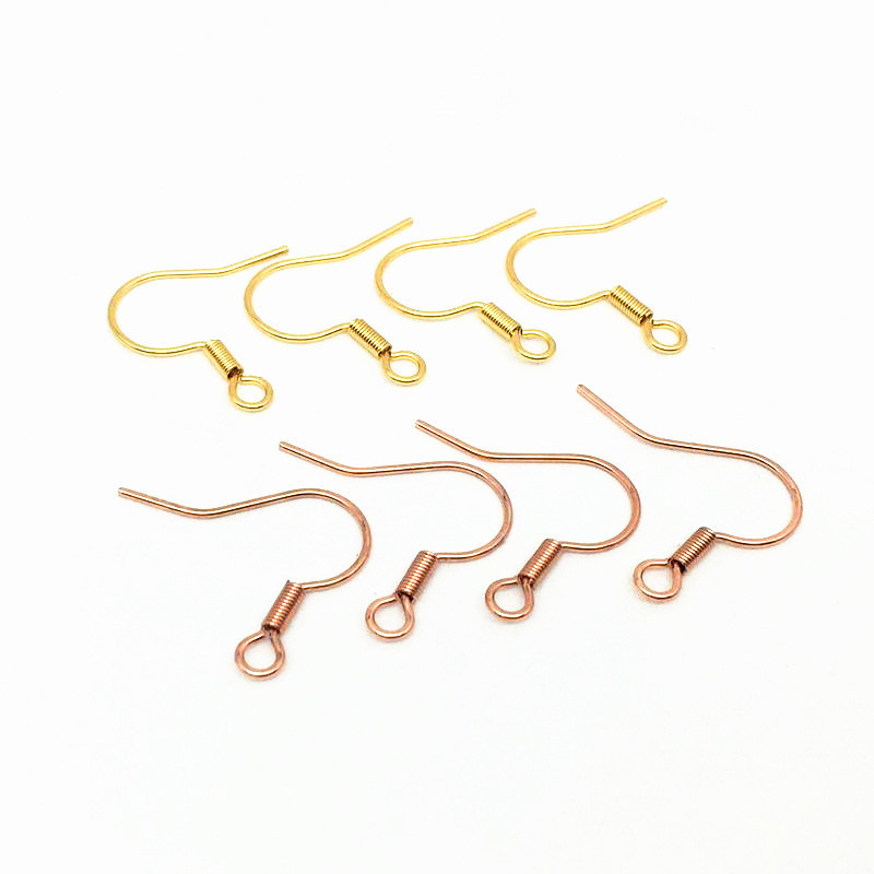 316 Stainless Steel Gold Plated Diy Women Wire Wrapped Earring Hooks for Jewellery Making